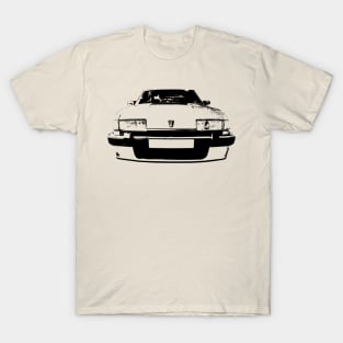 Rover SD1 1980s British classic car monoblock black T-Shirt